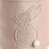 com-four® 3 x Easter Planter, Easter Nest with Easter Bunny