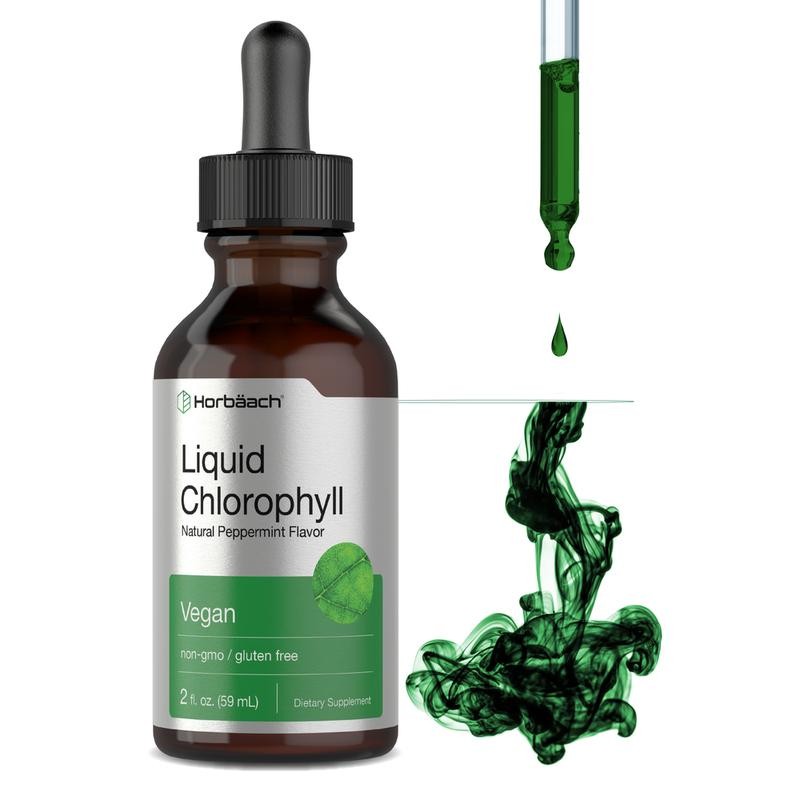 Chlorophyll | 2oz Liquid Drops | Vegan, Non-GMO, and Gluten