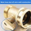 Unbranded (4 PACKS)Brass Garden Hose Shut Off Valve Water Pipe