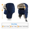 Unisex Trooper Hat, Warm Thick Winter Hats Ear Flap Trapper