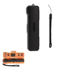 Pocket 3 Carrying Case Magnetic Protective Storage Cases for OSMO Pocket 3, Shockproof Scratch-Resistant Travel Case, Fit for Filters & Wide-Angle Lens with Adjustable Wrist Strap (Black)