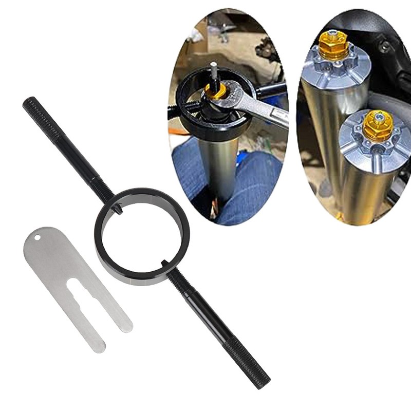 4Pcs Motorcycle Fork Spring Compressor Tool Aluminum Coil Spring Service