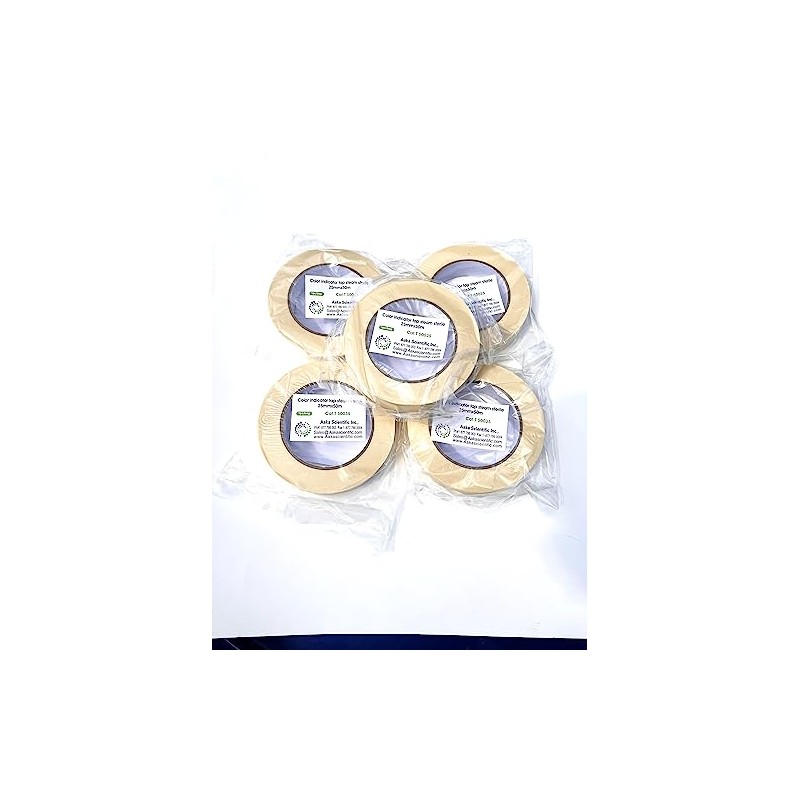 5 Pcs Sterilization Indicator Tape for Autoclave, Steam Indicator, Width