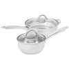 Heim Concept Stainless Steel 12-Piece Cookware Set, Silver