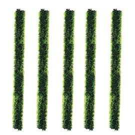 10 m Christmas Garland, 5 Pieces Artificial Christmas Garland, Christmas Tinsel Garland, Christmas Decoration Fir Garland, Holiday Christmas Decorations Home Indoor Outdoor Party Supplies (B)