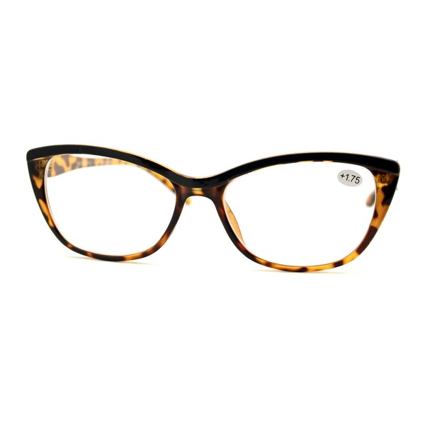 PASTL Clear Lens Glasses With Bifocal Reading Lens Womens Rectangular