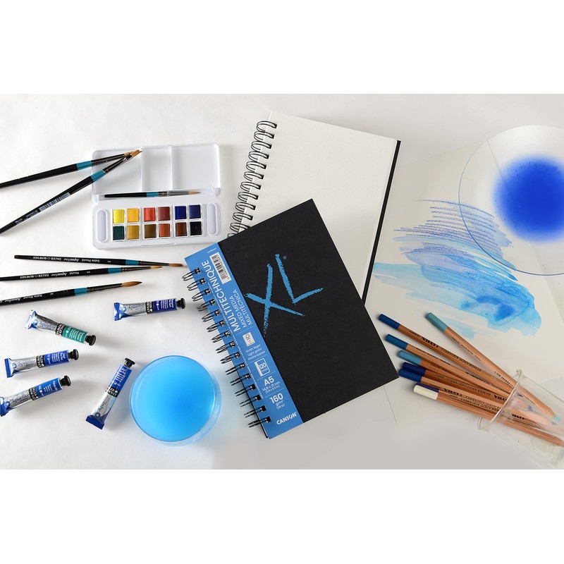 CANSON XL Textured Mixed Media Paper 160gsm A5 Medium Grit