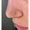AVYRING 13Pcs Nose Piercing Kit, Piercing Gun Built-in Silver Nose