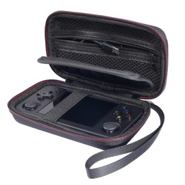 AONKE Hart Reise Tasche Case für RG35XX H / RG353M Retro-Handheld-Spielekonsole, Harte Tragetasche, kompatibel mit RG35XX H RG353M
