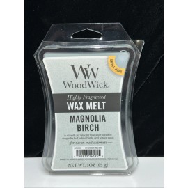 WoodWick LOT OF 3-WoodWick Wax Melts MAGNOLIA BIRCH FREE SHIPPING Wood Wick