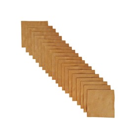 Jtnohx Soft Felt Fabric, Flexible Craft Felt for Toy Handwork, 1.4mm Thick Colour Felt Sheets for Crafts DIY Projects 15x15cm (Brown)