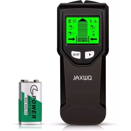 JAXWQ Stud Finder, 5 in 1 Multi-Function Wall Stud Sensor Detector with LCD Display - Orange
