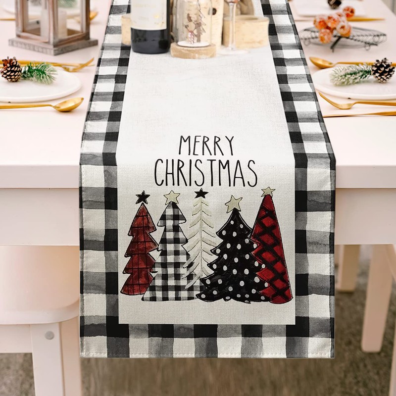 Christmas Table Runner, Christmas Table Runner, 180 cm Long, Christmas