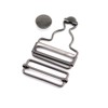 PZRT 4 tirantes negros de 38 mm, hebilla ajustable, cinta