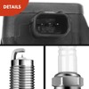 A-Premium Set of 6 Ignition Coil Pack and Iridium Spark