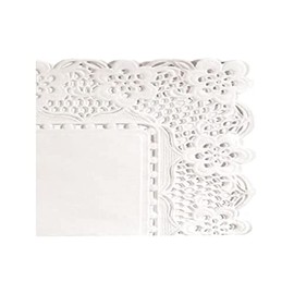 Garcia de Pou Rectangular Doilies, 30 x 18 cm, Paper, White, 30 x 18 x 30 cm