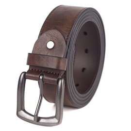 BelePala Belts for Men Big and Tall 52 to 54 Inch Brown