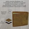 flevado Adler Men's Wallet Buffalo Leather Biker Wallet with RFID