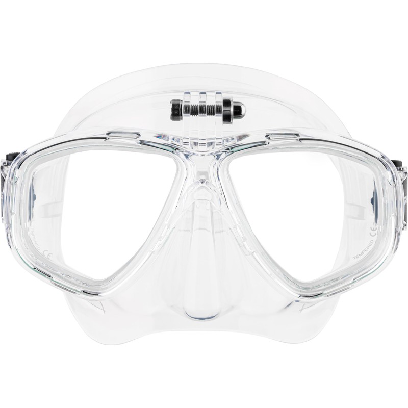 CRESSI Action Cam MaskClear/Clear - Unisex Reduced Volume Dive Mask