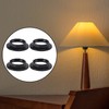 4pcs Lamp Shade Reducer Ring E14 Converter,E14 Lamp Shade Adaptor