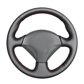 MEWANT - Funda para volante de piel negra para Honda S2000 Civic Si Acura RSX Tipo-S