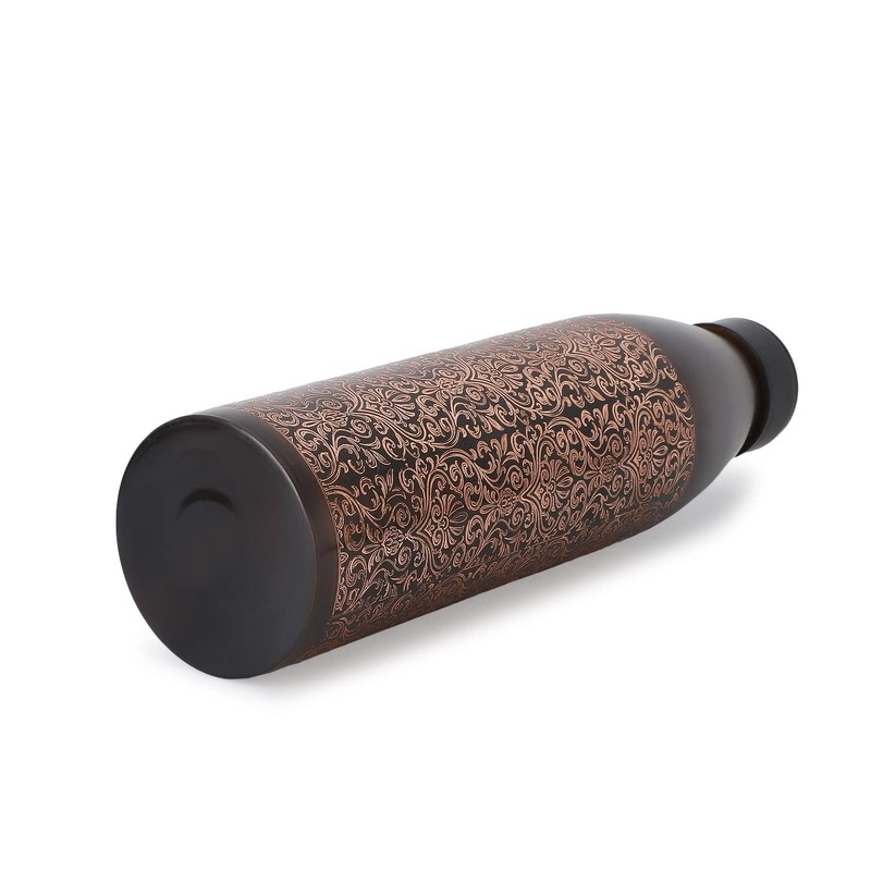 Zap Impex Copper Water Bottle for Ayurvedic Benefits - Handmade