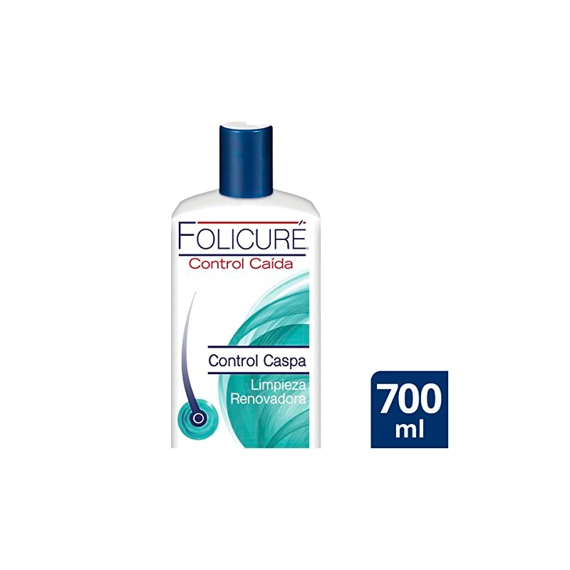 Folicuré Shampoo Limpieza Renovadora Control Caspa 700 ml