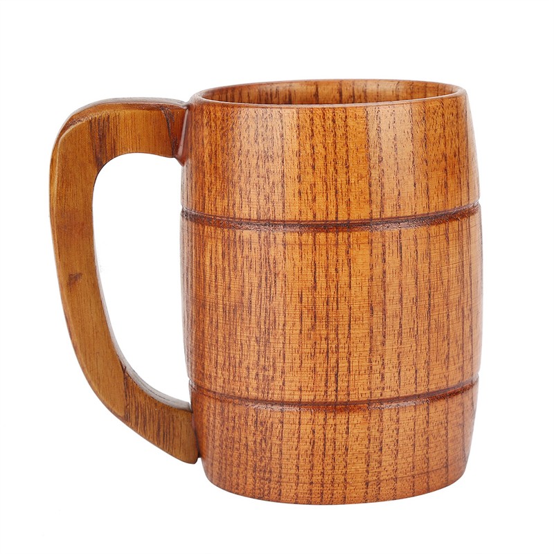 Classical Natural Solid Wood Cup Water Teacup Gift Collection Beer