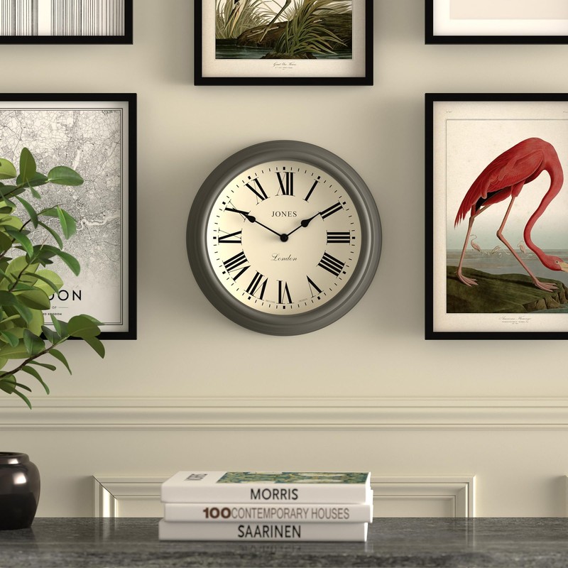 Jones Clocks® Venetian Wall Clock - Round Wall Clock -