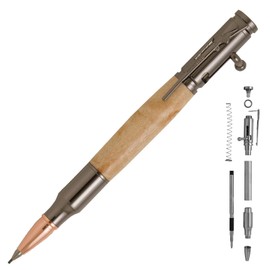 Penn State Industries PKCP8120 Bolt Action 30 Cal Pencil Kit Woodturning Project (1, Gun Metal)