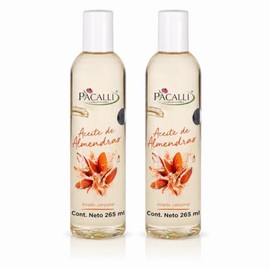 PACALLI Aceite de Almendras Puro 2x265ml - Piel y Cabello