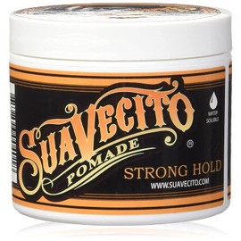 Suavecito Pomade Firme (Strong) Hold 5 oz, 1 Pack - Strong Hold Hair Pomade For Men - Medium Shine Water Based Flake Free Hair Gel - Easy To Wash Out - All Day Hold For All Hair Styles