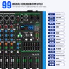 Yamnweo MIX-12 DJ Controller Mixer, DJ Audio Mixer 12-Channel Input
