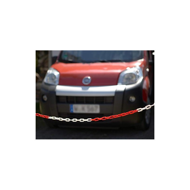 Meister Absperrkette 5 m of Red/White, 4520050