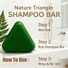 2 Pcs Nature Triangle Shampoo Bar, Triangle Shampoo