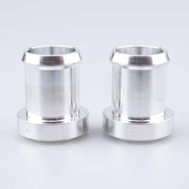 AC PERFORMANCE Aluminium 1" Weld On Hose Barb Tail Nipple ON Bung 1 inch 25.4mm Weldable Fitting Adaptor, Pack of 2