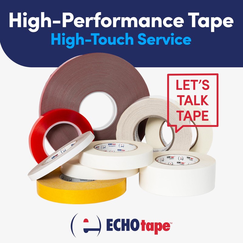 ECHOtape DC-M194A | Double-Sided Polyester Tape | Clear Thin Tape