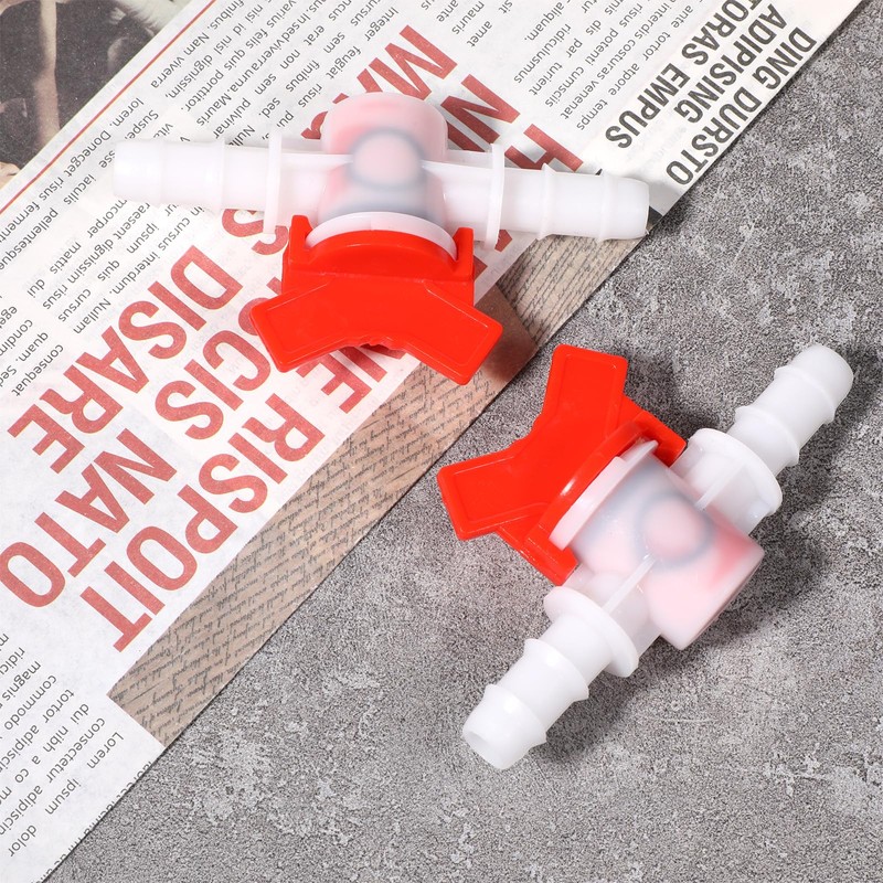 2PCS 1/2-Inch Barbed Ball Valve, Drip Irrigation Barbed Valve,1/2 Inch