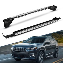 AUTOSITY Side Steps Pads Running Boards Nerf Bars, Compatible with 2011-2021 Grand Cherokee, 4 Door Running Boards