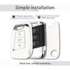 Teenpull Key Case with Key Fob Suitable for VW Passat