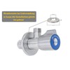 Lazardo Set of 2 angle valves made of stainless steel