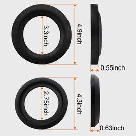 WEHOPE 34117 Waste Ball Kit Compatible with Thetford Aqua Magic Style II/Style Lite/Style Plus RV Toilet