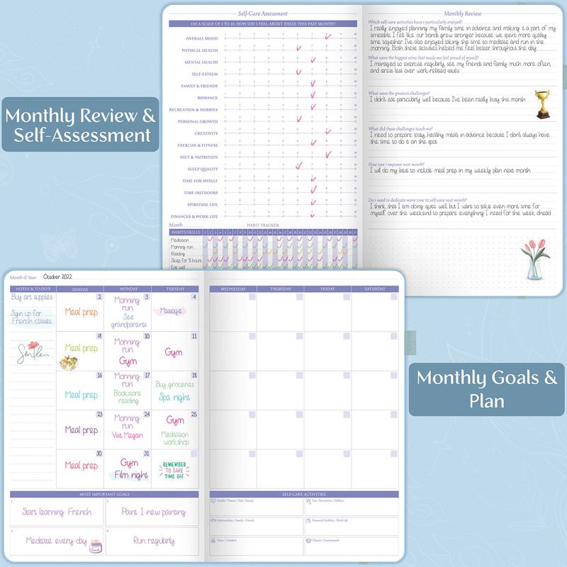 Legend Self-Care Journal – Guided Daily Reflection Journal to Support