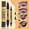 Eyebrow Pencil Eyeliner 2 in 1 - Natural, Long-Lasting Eyebrow