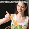 4 Pcs Slotted Spoons For Cooking,Nonstick Mixing Serving Spoons,For Kitchen
