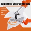 Askan Upgraded Multi Angle Miter Shear Cutter Cuts 45 to