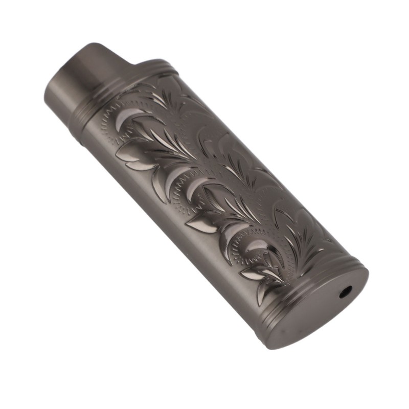 2PCS Torch Lighter Case Vintage Zinc Alloy Eye Catching Long