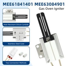 MEE61841401 Oven Igniter Replacement for Gas Range Stove Fit for L-G Gas Range Oven Ignitor, Replace MEE61841403 MEE63084901 1599783 AP5214765 PS3535362-1 Year Free Rplacement by Fetechmate