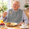 2 Pcs Adult Bibs for Eating – Large Terry Cloth