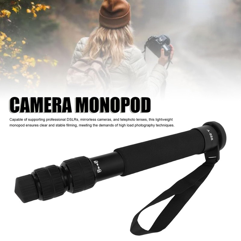 Dpofirs 61 Inch Camera Monopod, 7 Section Aluminum Portable Monopod